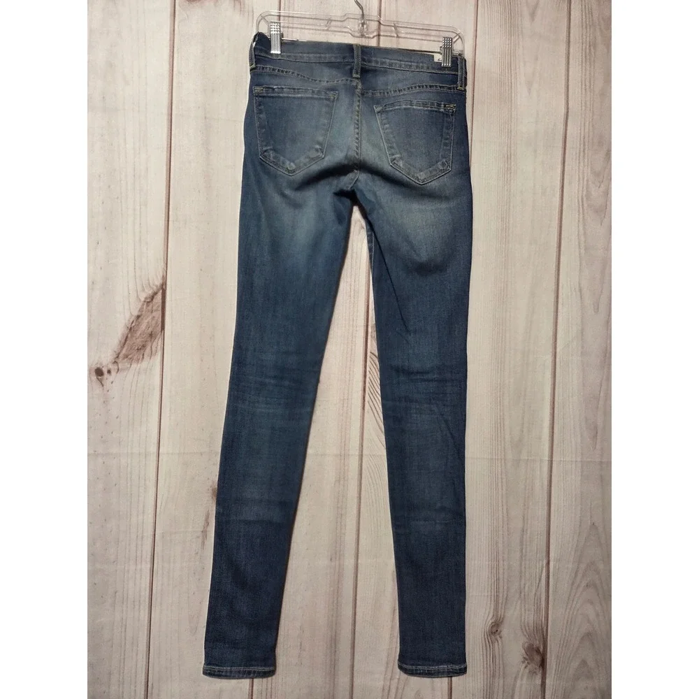 KanCan Women Blue Skinny Jeans Medium Wash Mid Rise BK1089L Size 25